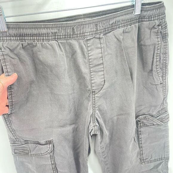 Union Bay Boys Cargo Jogger Pants Pull On Outdoor Stretch Gray Large 14/16 - Picture 9 of 10